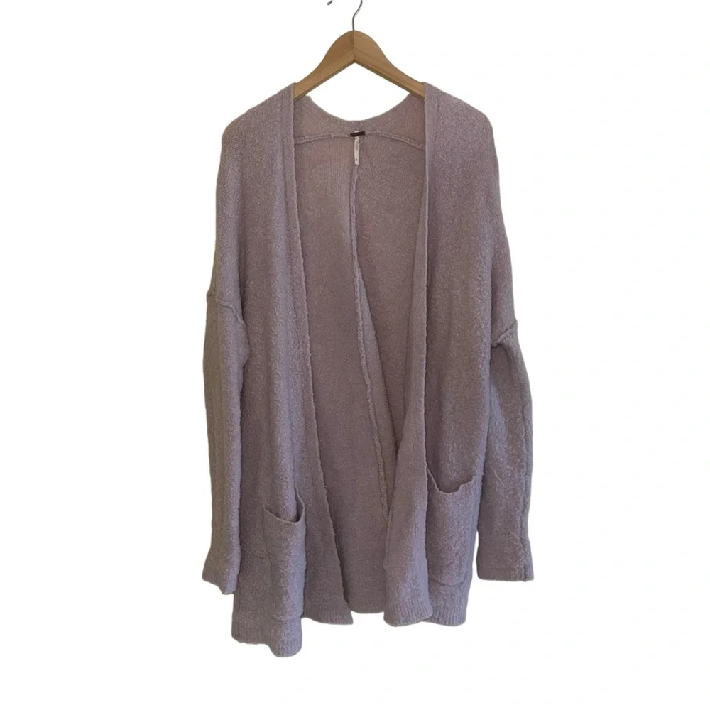 Free People Wool Open Knit Cardigan Size S